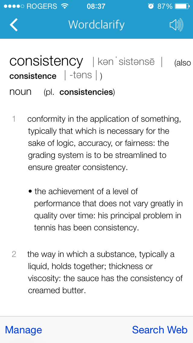definition: Consistency
