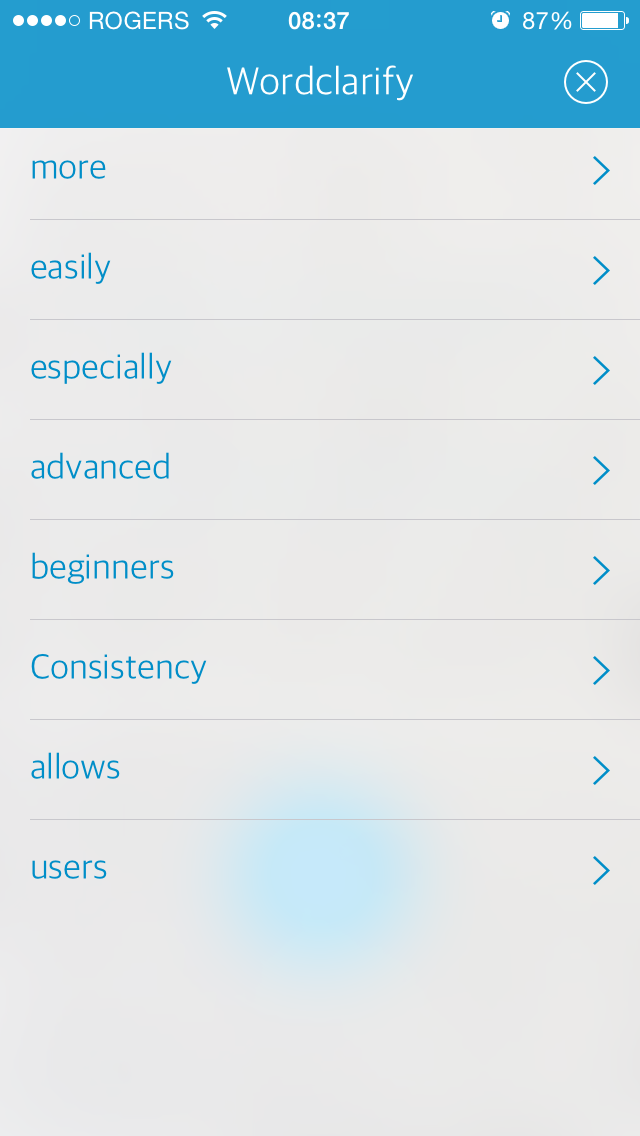 definition list view